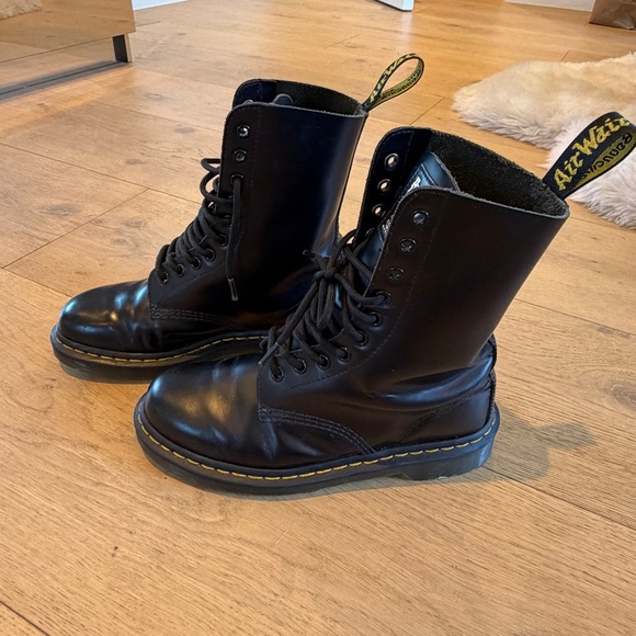 Marc Jacob’s Dr. Martens Black Redux Grunge Boots - Picture 3 of 7